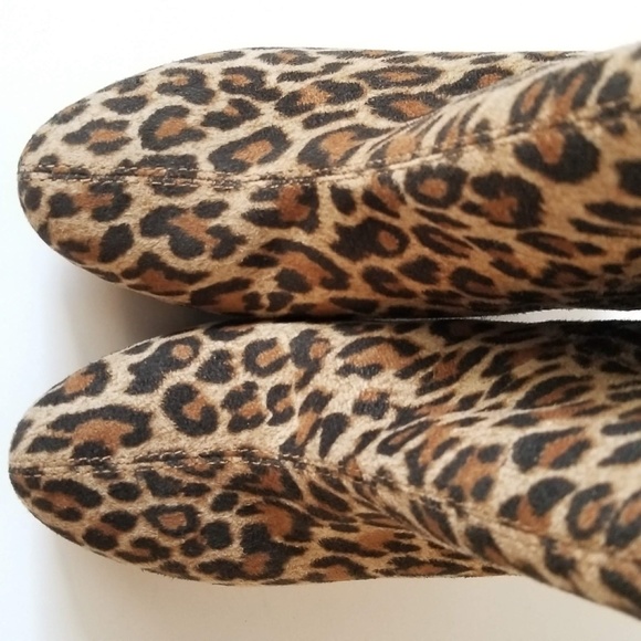 BCBGeneration Vance 2 Leopard Wedge Heesl Ankle Booties Platform Boots Women's - Picture 8 of 13